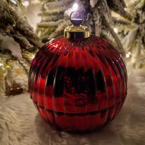Christmas Bauble Jar Candles